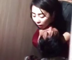 Khmer increíble follar en el baño de pub