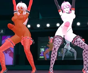 Follando x culo danza de futa mmd 3d