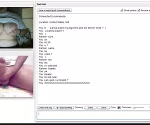Chatroulette porrno gratis - ella destellaba sus grandes tetas para cum