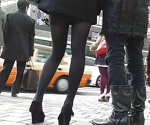 Candid porno las tetas mas grandes pantyhose Asia 5