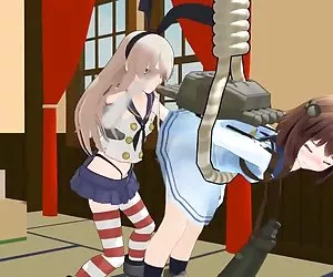 Anime spanking