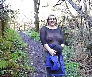 BBW ver sexo entre mujeres celestewoodrow mama que destella por carretera
