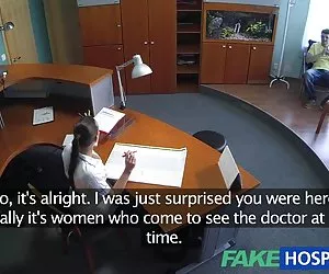 Fakehospital sexy enfermera cura a paciente con sexo duro oficina