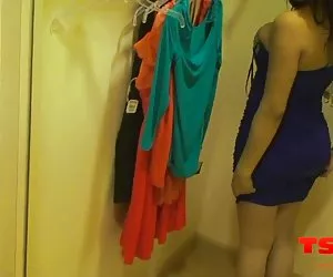 Negro mejores mujeres desnudas de Vivian en el vestuario