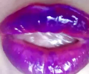 Fetiche porno xxx gratis del lápiz labial - púrpura