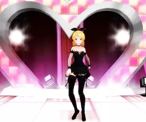 3D video porno as mmd rin-saltando en las sombras
