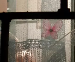 Espiando video de porno sexo a través de la adolescente escaparatismo