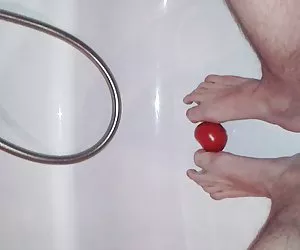 Chabitas calientes dedos de los pies toma
