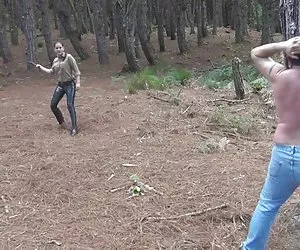 La señoras calientes com caricia de la previsualización de cenit poderoso